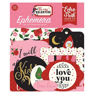 Echo Park Be My Valentine Die Cuts - Ephemera